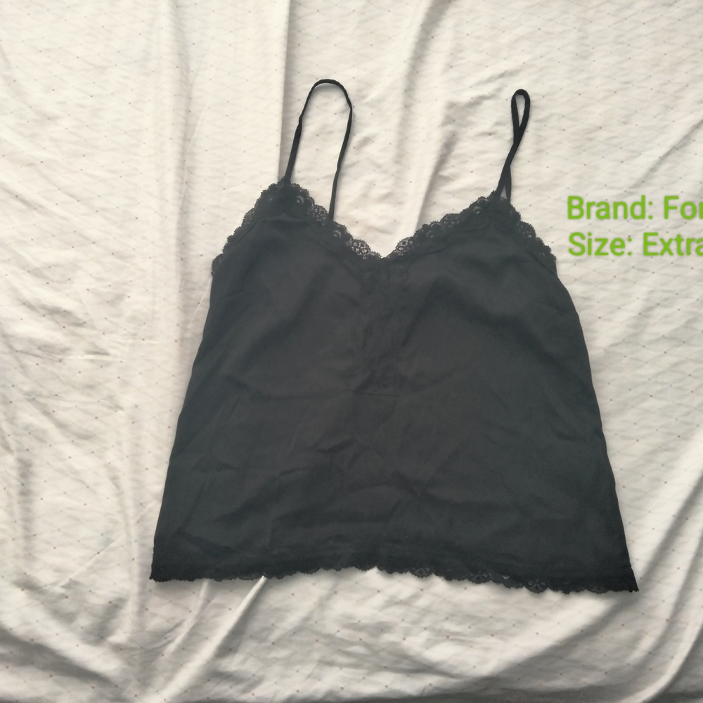 For Love And Lemons Elegant Black Lace Cami